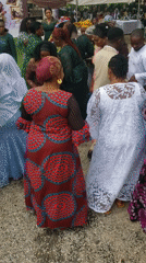 Formal celebration draws crowds in colorful attire in Lokoja