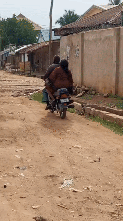 Everyday moments captured across three Nigerian communities Saturday afternoon