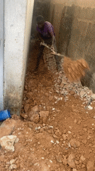 Construction workers dig trenches, repair infrastructure in Nigeria