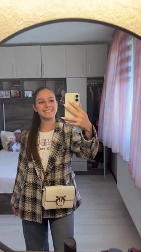 Morning routine documented in Bulgarovo includes selfies, skincare, outdoor walk