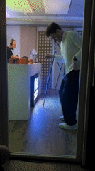 Small music gathering with DJ documented in Moscow studio