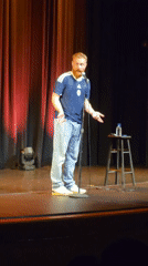 Live stage performance at a Seattle theater, late night
