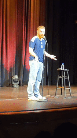 Live stage performance at a Seattle theater, late night