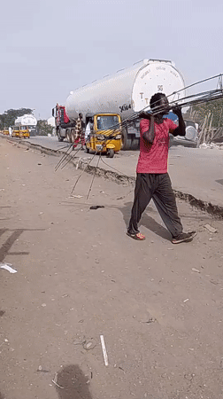 Daily life documented in Jimeta Nigeria street scenes