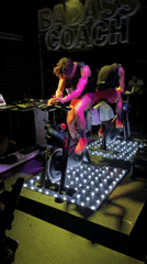 Gym workout session documented in Puebla, Mexico