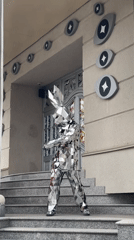Costumed performers, police activity observed in downtown Kazan