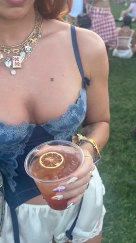 Outdoor festival event draws crowds in Indio, California
