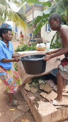 Morning life captured in Akwanga: exercise, chores, cats