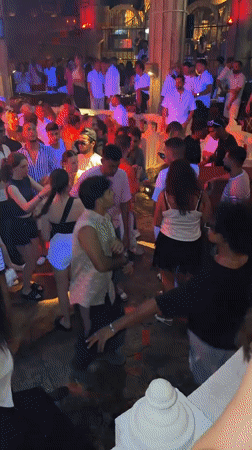 Packed nightlife venue in Sharm El Sheikh lights up the night