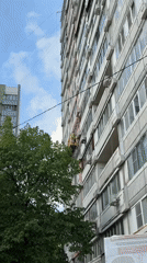 Moscow residents document everyday moments with babies, construction work