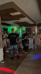 Restaurant celebration with live music captured in Sredets, Bulgaria
