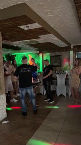 Restaurant celebration with live music captured in Sredets, Bulgaria