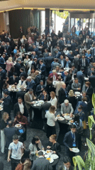 Large business conference gathering documented in Yerevan