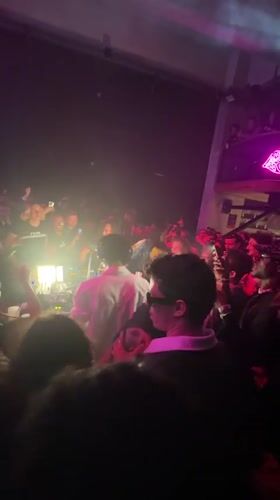 DJ performs for small crowd at Les Ulis club