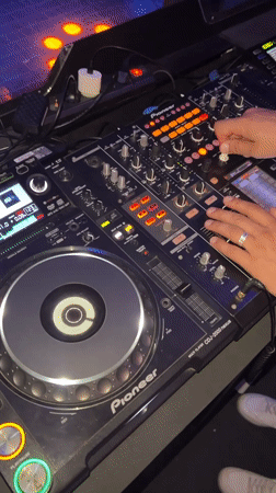 DJ booth close-up at a Tiraspol club venue