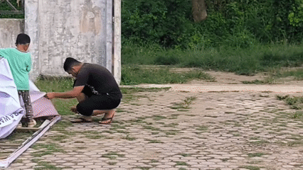 Community activity and garden observations documented in Lhokseumawe