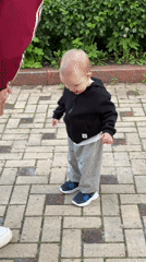 Family enjoys afternoon park visit in Donetsk