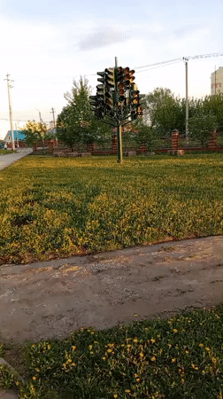 Amusement park scenes documented in Bugulma, Russia