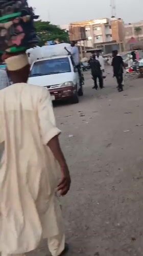 Evening street life documented in Shaba Nigeria marketplace