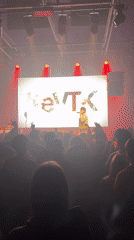 Music performer entertains crowd at Buenos Aires venue