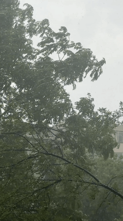 Heavy rainstorm hits Plovdiv Bulgaria morning May 21 2026