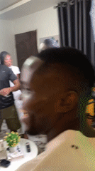 Group celebrates with powder play in Ikorodu home