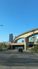 Vehicle records early morning drive through Burnaby streets