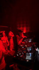 DJ set and costumed stage show at a Bali nightclub