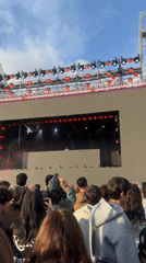 Large crowd gathers for stage event in Yerevan