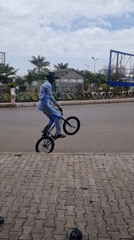 BMX tricks and street life captured in Jos, Nigeria