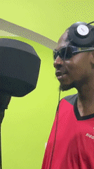 Musician records extended studio session in Abuja home studio