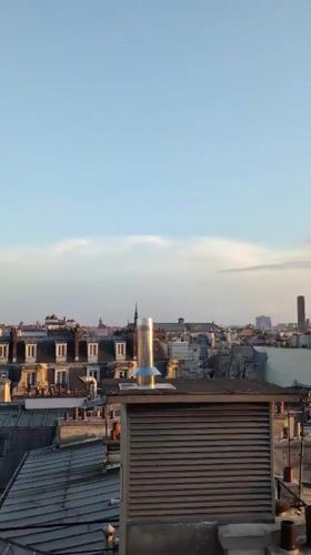 Witness captures golden hour views of Paris rooftops, streets