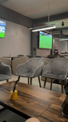 Watching England vs. Croatia at a Plovdiv hookah lounge
