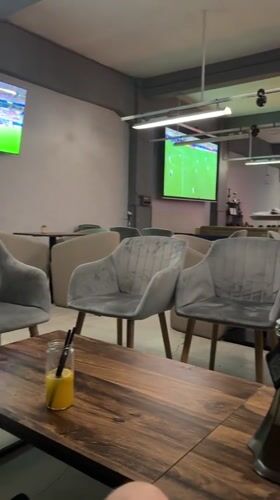 Watching England vs. Croatia at a Plovdiv hookah lounge