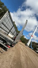 Wind turbine assembly preparation underway in Haltern am See