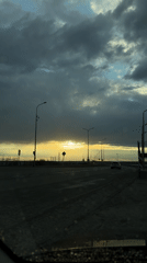 Dramatic sunset scenes documented in Chaikovsky, Russia industrial area