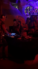 Nightclub scene captured in Ban Tai Thailand evening hours