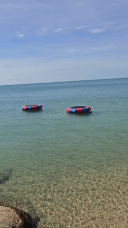 Quiet morning along Koh Samui's south coast beaches