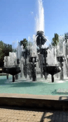 Afternoon at Yerevan's Cascade: fountains, sculptures, and park grounds