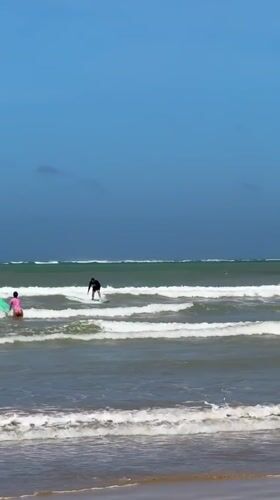 Morning beach activities recorded along Sri Lanka's southern coast