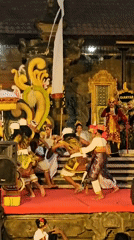Traditional Balinese dance and performance festival in Denpasar