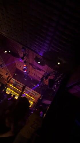 Late night at Naked Beach club in Burgas, Bulgaria