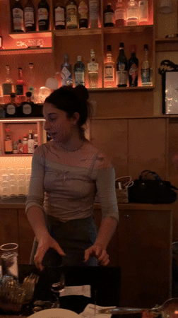 Group gathers at Tel-Aviv bar in relaxed evening setting