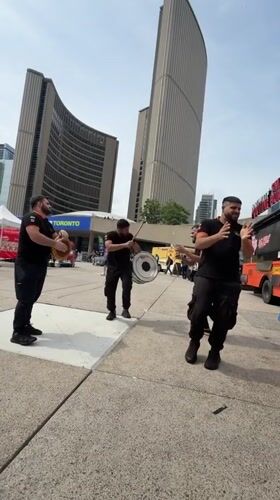 Live music and soccer at Nathan Phillips Square