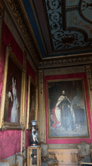 Ornate interior room with decorative ceiling documented in Mexico City