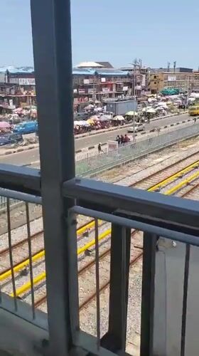 Routine street activity documented across Lagos during midday hours