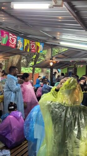 Rainy market crowds and cliff-side swimming in Ao Nang