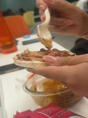 Late-night snack preparation captured in Mexico City