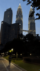 Petronas Towers and urban KL scenes, with wildlife thrown in