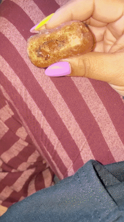 Morning pastry break captured in Dronten, Netherlands
